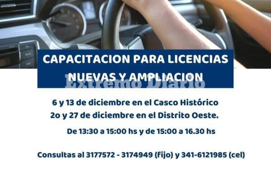 Imagen de Alvear: Capacitaci&oacute;n para licencias nuevas y ampliaci&oacute;n