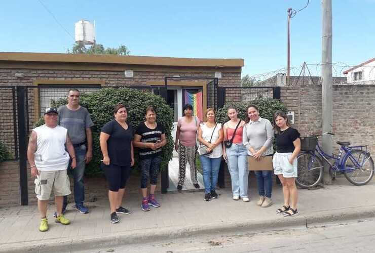 Un grupó de vecinos fue al Concejo el pasado jueves a la mañana.