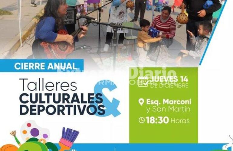 Imagen de Fighiera: Cierre y muestra anual de los talleres culturales y deportivos