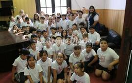 Imagen de Alumnos de la Escuela Fiscal visitaron la Municipalidad