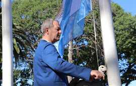 Imagen de Se izar&aacute; la bandera todas las ma&ntilde;anas en la plaza 9 de julio