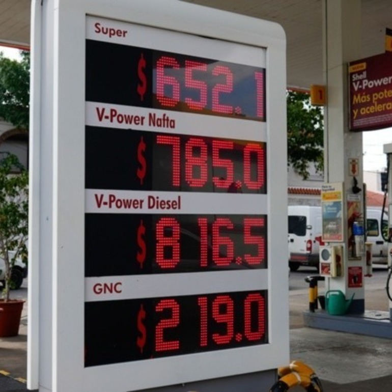 Los precios de Shell aumentaron fuerte este mi&eacute;rcoles. (Ana Isla/Rosario3)