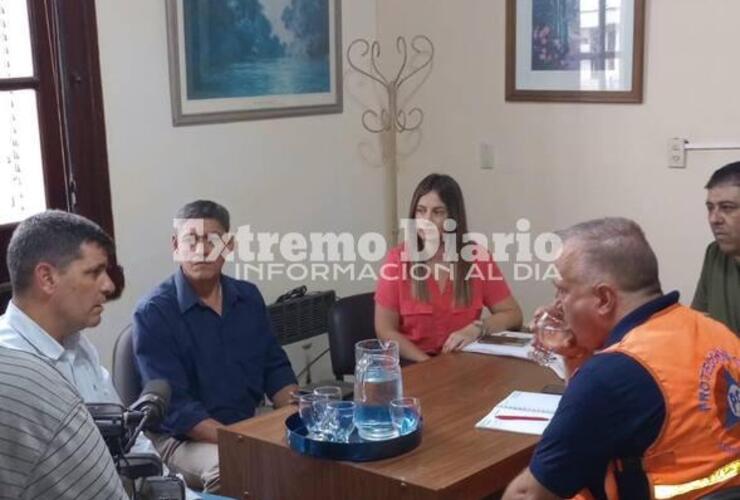 Imagen de Arroyo Seco: Las nuevas autoridades de Protección Civil visitaron la Municipalidad