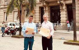 Imagen de Tonelli, Delorenzi y Rojas viajaron a Santa Fe para gestionar obras