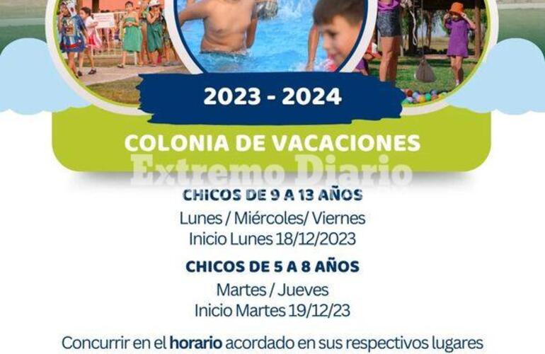 Imagen de Comienza la colonia de vacaciones en Alvear