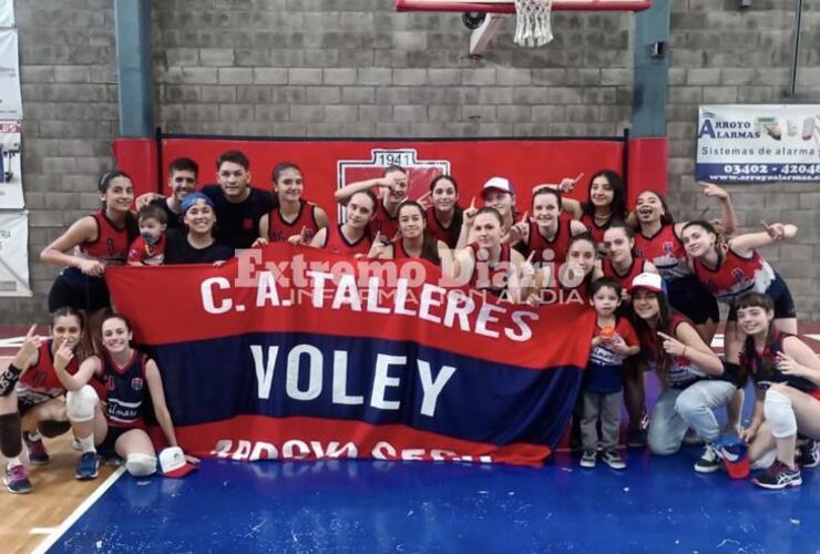 Imagen de Talleres 'Campeón' Sub-18 en Vóley Femenino