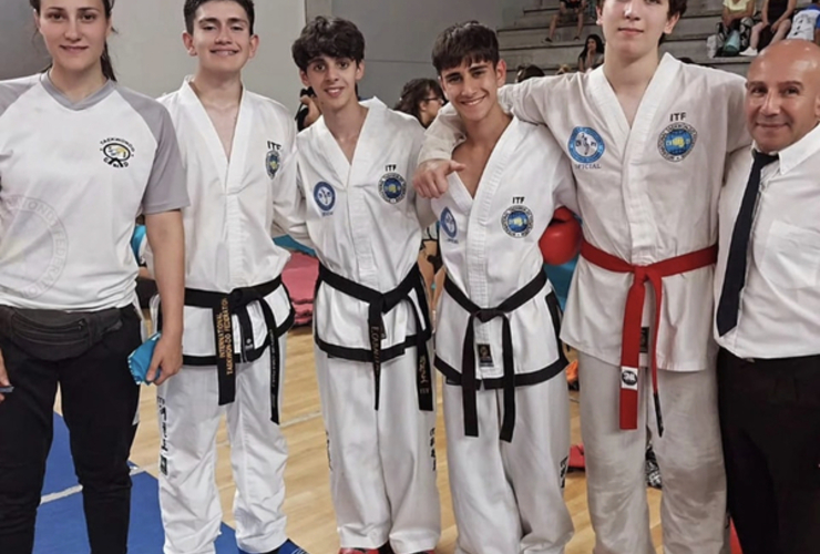 Imagen de El taekwondo de A.S.A.C. se destacó en el Torneo Nacional de Córdoba