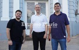 Imagen de Juan Cruz �Cacu� C&aacute;ndido se reuni&oacute; con Tonelli y Delorenzi