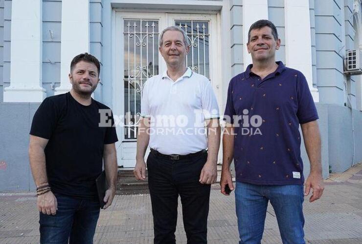 Imagen de Juan Cruz �Cacu� C&aacute;ndido se reuni&oacute; con Tonelli y Delorenzi