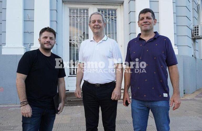 Imagen de Juan Cruz �Cacu� C&aacute;ndido se reuni&oacute; con Tonelli y Delorenzi