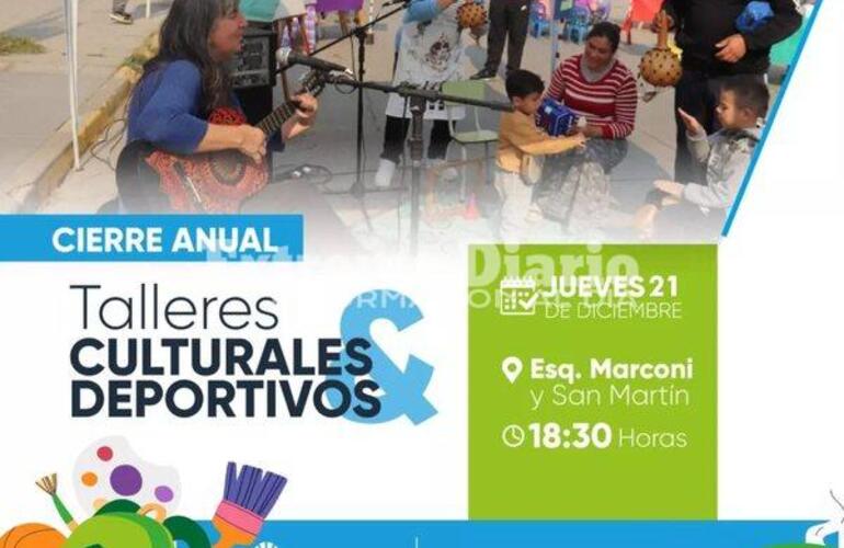 Imagen de Fighiera: Hoy ser&aacute; el cierre de los talleres culturales y deportivos