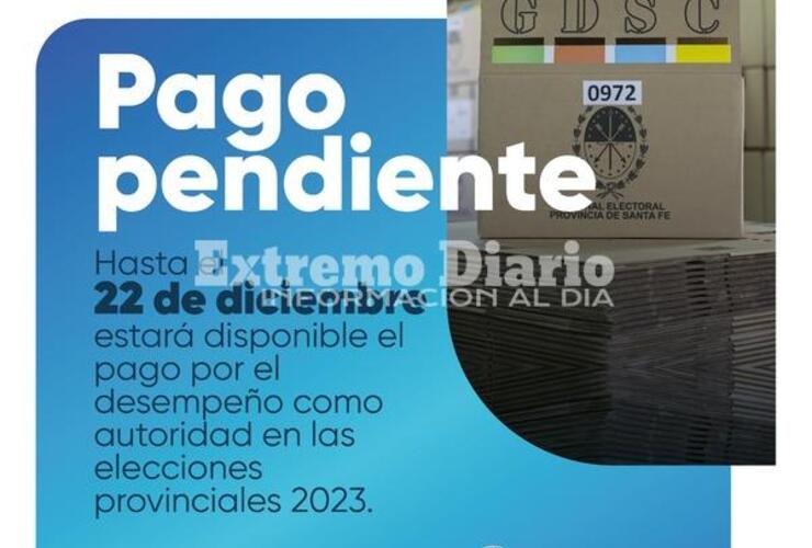 Imagen de Cobros pendientes para las autoridades de las elecciones