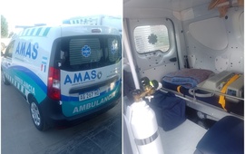 Por fuera y por dentro. Esta es la unidad que lleg&oacute; y se suma al servicio de AMAS