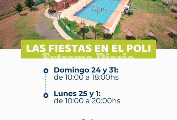 Imagen de Alvear: La Comuna anunció los horarios del Polideportivo para las fiestas