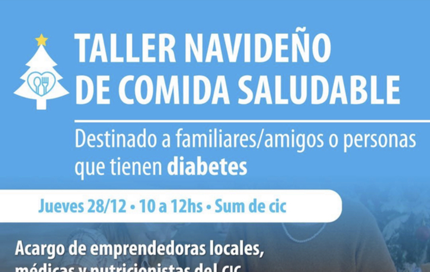 Imagen de El 28/12 en el CIC, Taller Navide&ntilde;o de Comida Saludable.