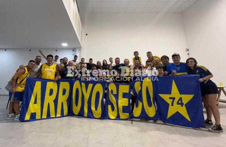 Imagen de La peña Arroyo Seco es de Boca despidió el año 2023