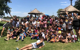 Imagen de Pap&aacute; Noel visit&oacute; la Colonia de Vacaciones de Libertad de General Lagos