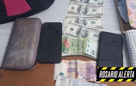 Lo secuestrado durante el procedimiento. Foto: Gentileza Rosario Alerta