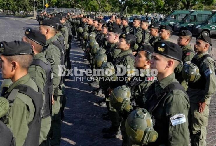 Imagen de Se puso en funcionamiento el Plan Bandera con fuerzas federales en Rosario contra el narcotráfico