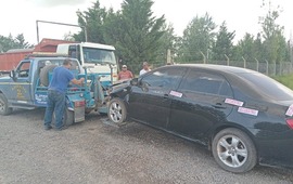 Imagen de Alvear: Conductor alcoholizado embisti&oacute; a un cami&oacute;n