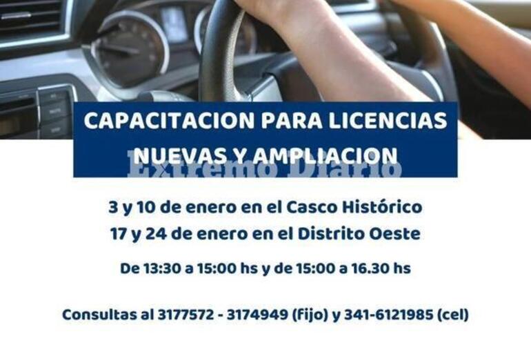 Imagen de Alvear: Habrá nuevas fechas para obtener licencias y ampliaciones