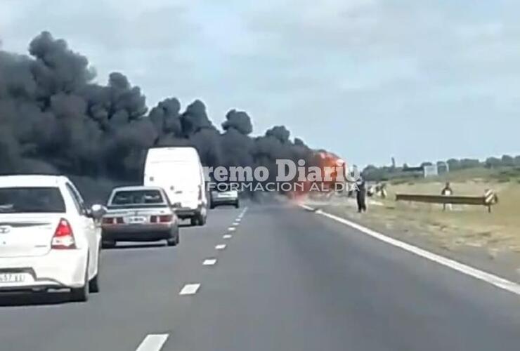 El siniestro tuvo lugar esta mañana.