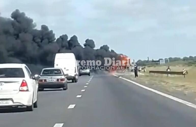 El siniestro tuvo lugar esta mañana.