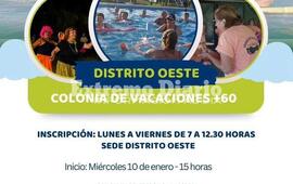 Imagen de Comienza la colonia +60 en el Distrito Oeste de Alvear