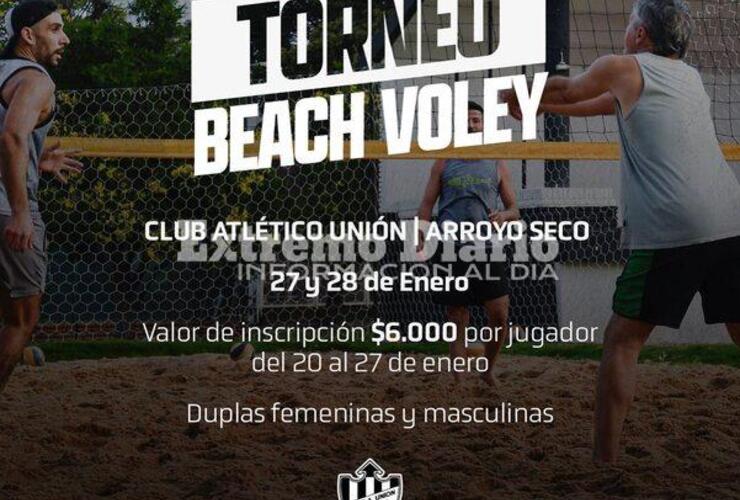 Imagen de Llega el segundo torneo de beach voley en el Club Unión