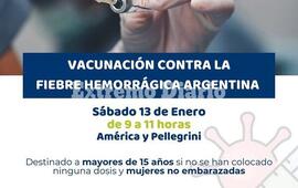 Imagen de Alvear: Campa&ntilde;a de vacunaci&oacute;n contra la Fiebre Hemorr&aacute;gica Argentina