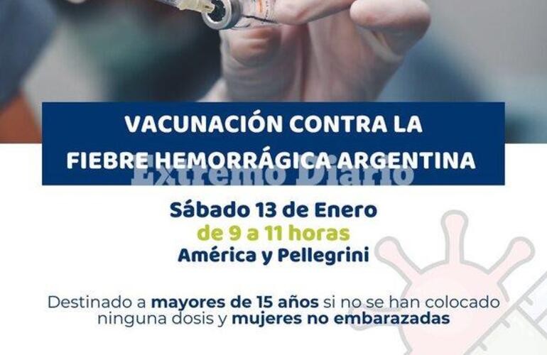 Imagen de Alvear: Campaña de vacunación contra la Fiebre Hemorrágica Argentina