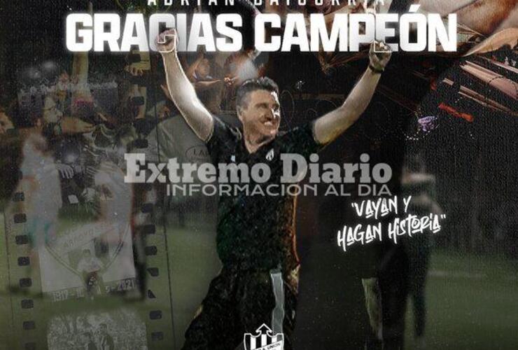 Imagen de Gracias: El Club Unión despidió a Adrián Baigorria