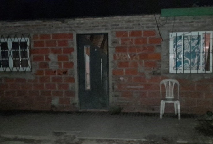 La vivienda donde encontraron el cuerpo.