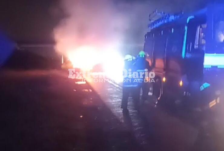 Imagen de Incendio de una camioneta