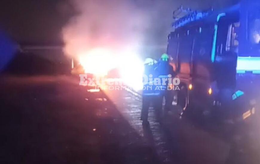 Imagen de Incendio de una camioneta