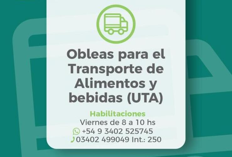 Imagen de Renovación de Habilitación para Transporte de Alimentos