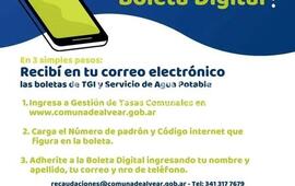 Imagen de Alvear: Ya est&aacute; disponible la adhesi&oacute;n a la boleta digital