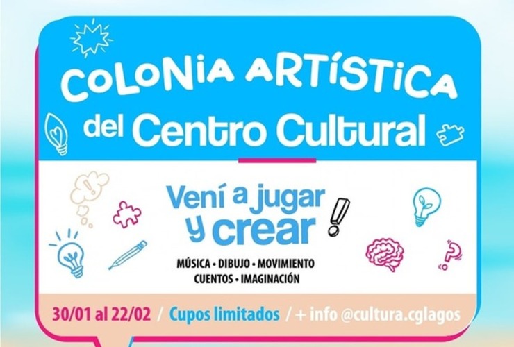 Imagen de Inscripciones Abiertas para la Primera Colonia Art&iacute;stica de Verano en General Lagos