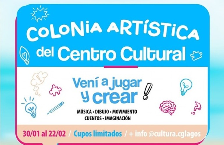 Imagen de Inscripciones Abiertas para la Primera Colonia Art&iacute;stica de Verano en General Lagos