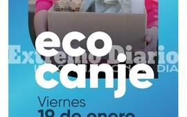 Imagen de Viernes de ecocanje en la plaza 9 de Julio