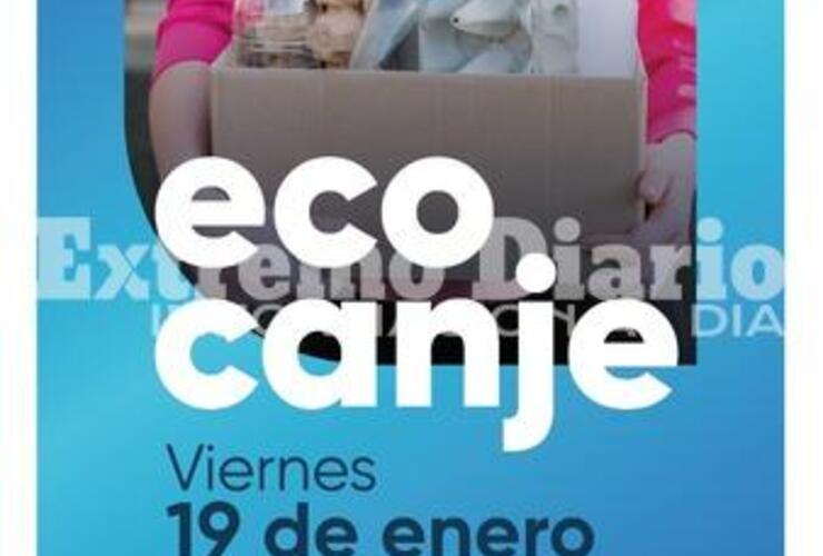 Imagen de Viernes de ecocanje en la plaza 9 de Julio