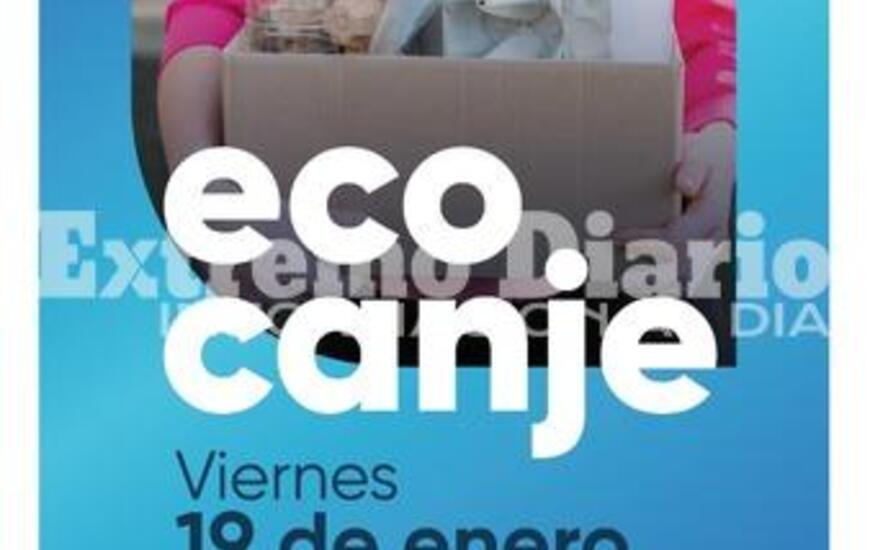Imagen de Viernes de ecocanje en la plaza 9 de Julio