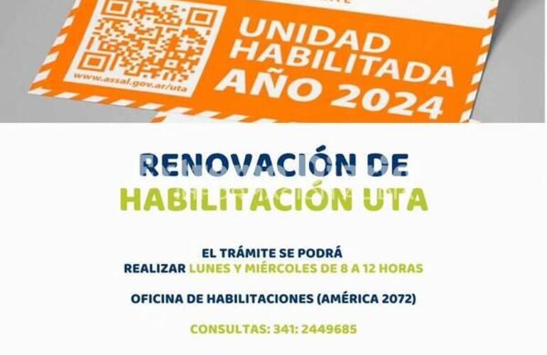 Imagen de Ya está disponible la renovación de habilitación UTA