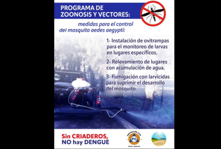 Imagen de La Comuna de Pavón intensifica acciones contra el dengue