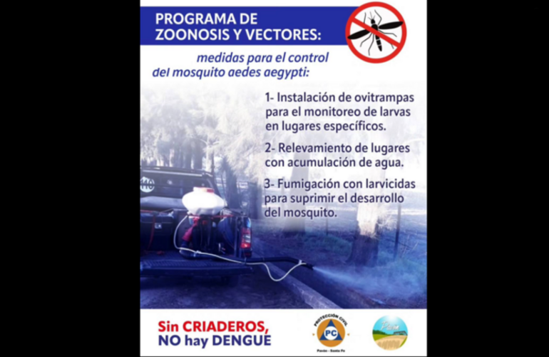 Imagen de La Comuna de Pavón intensifica acciones contra el dengue