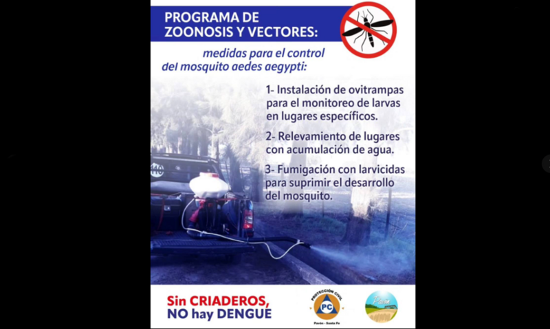 Imagen de La Comuna de Pav&oacute;n intensifica acciones contra el dengue