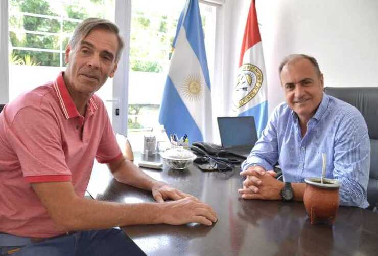 Imagen de Encuentro entre Pighin y Seghezzo fortalece la colaboraci&oacute;n para el desarrollo en Alvear