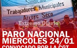 Imagen de Arroyo Seco: El Sindicato de Trabajadores Municipales se adhiere al paro nacional