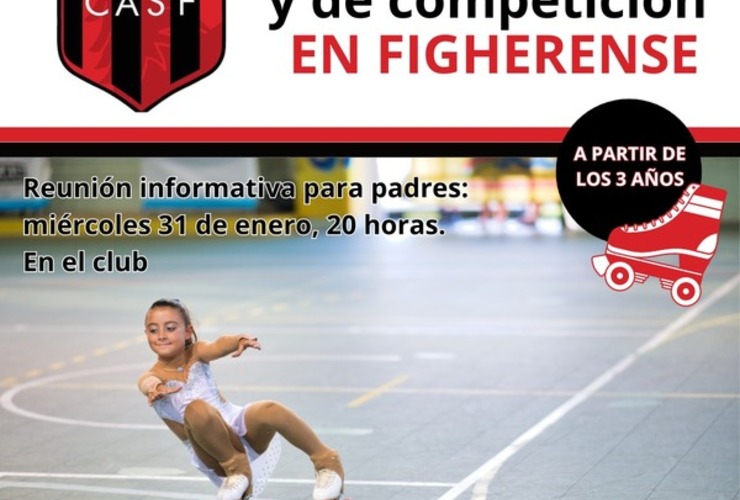 Imagen de Patín Artístico y Competitivo para Sp. Figherense en este 2024.