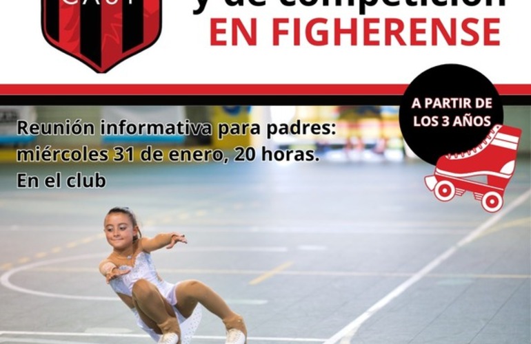 Imagen de Pat&iacute;n Art&iacute;stico y Competitivo para Sp. Figherense en este 2024.